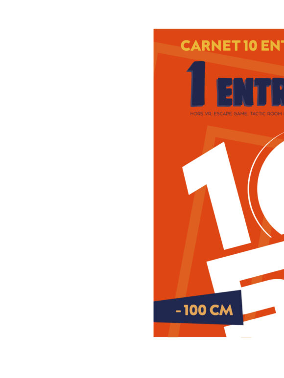 Carnet 10 entrées (-100cm)