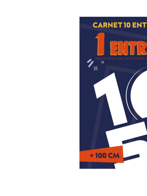 Carnet 10 entrées (+100cm)